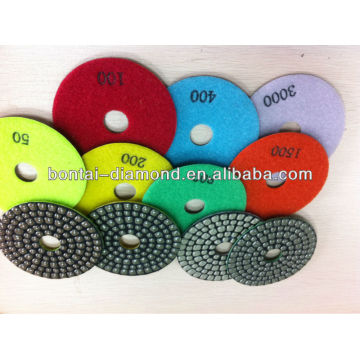 Diamond floor polishing pad 75mm 100mm 125mm 180mm